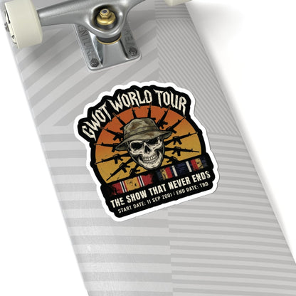 K-Factor Supply Co GWOT World Tour Mk 2 Sticker