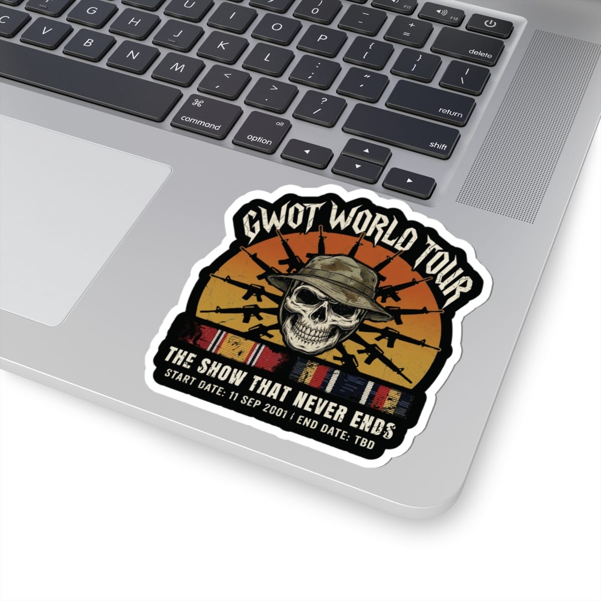 K-Factor Supply Co GWOT World Tour Mk 2 Sticker