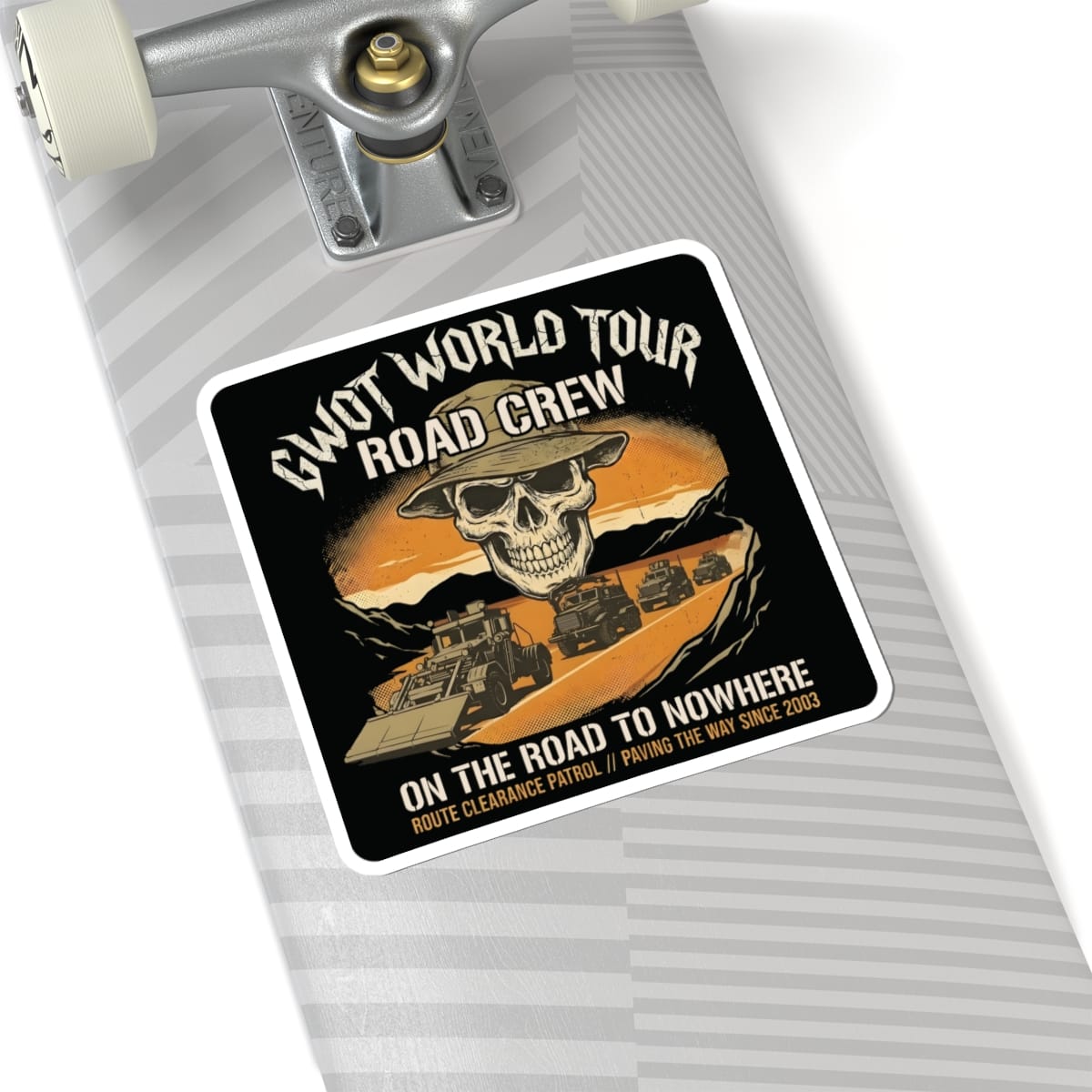 K-Factor Supply Co GWOT World Tour- Road Crew Sticker
