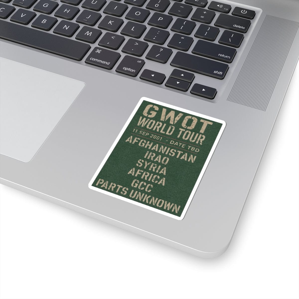 K-Factor Supply Co GWOT World Tour Sticker