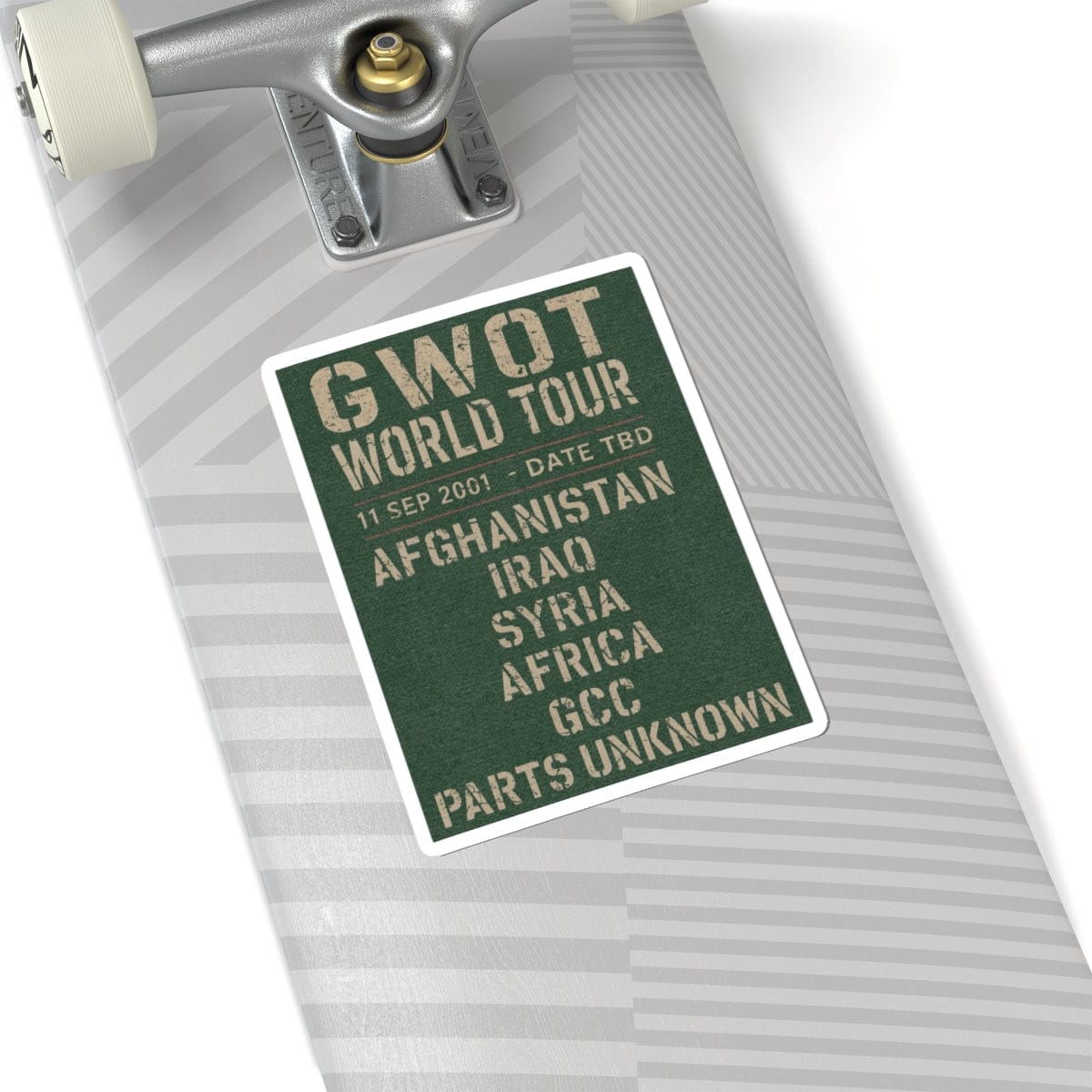 K-Factor Supply Co GWOT World Tour Sticker