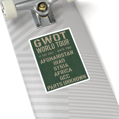 K-Factor Supply Co GWOT World Tour Sticker