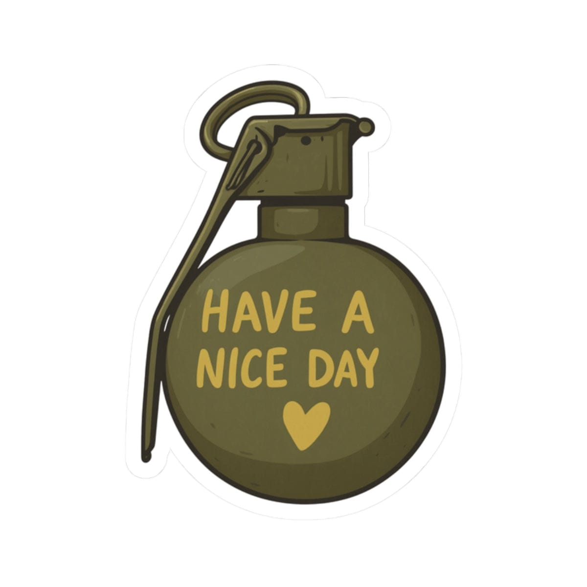K-Factor Supply Co Have a Nice Day Sticker 2" × 2"