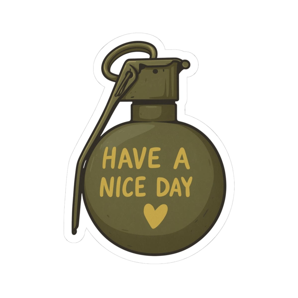 K-Factor Supply Co Have a Nice Day Sticker 3" × 3"