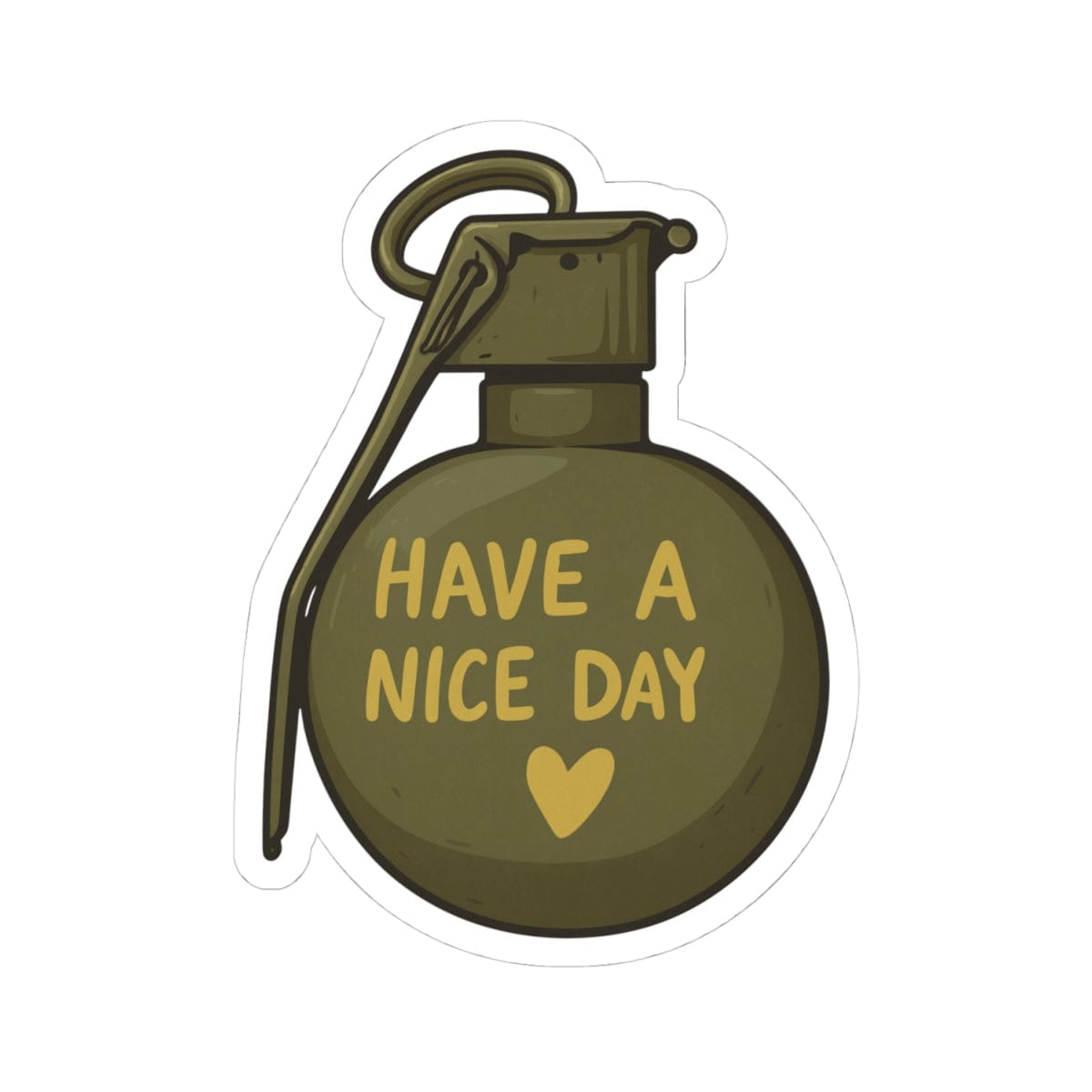 K-Factor Supply Co Have a Nice Day Sticker 4" × 4"