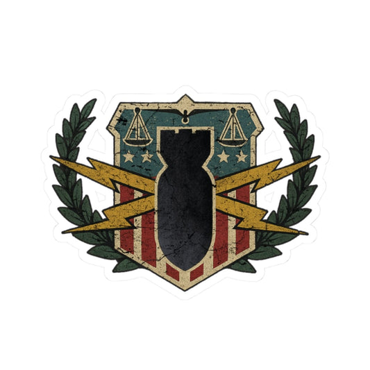 K-Factor Supply Co HDS/PSBT Vintage Senior Badge Sticker 2" × 2"