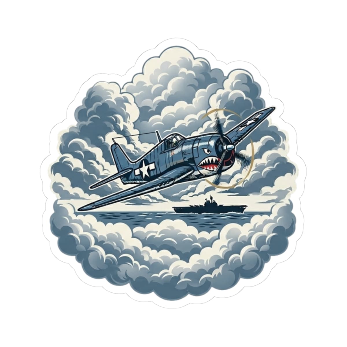 K-Factor Supply Co Hellcat Dawn Sticker 3" × 3"