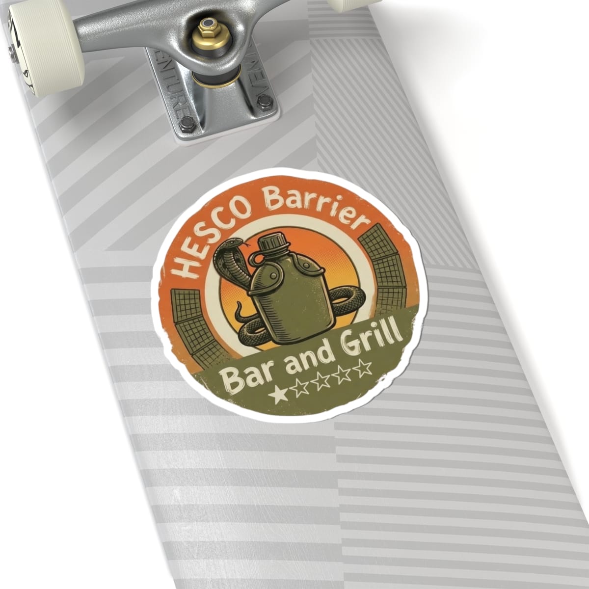 K-Factor Supply Co HESCO Barrier Bar and Grill Mk 2 Sticker
