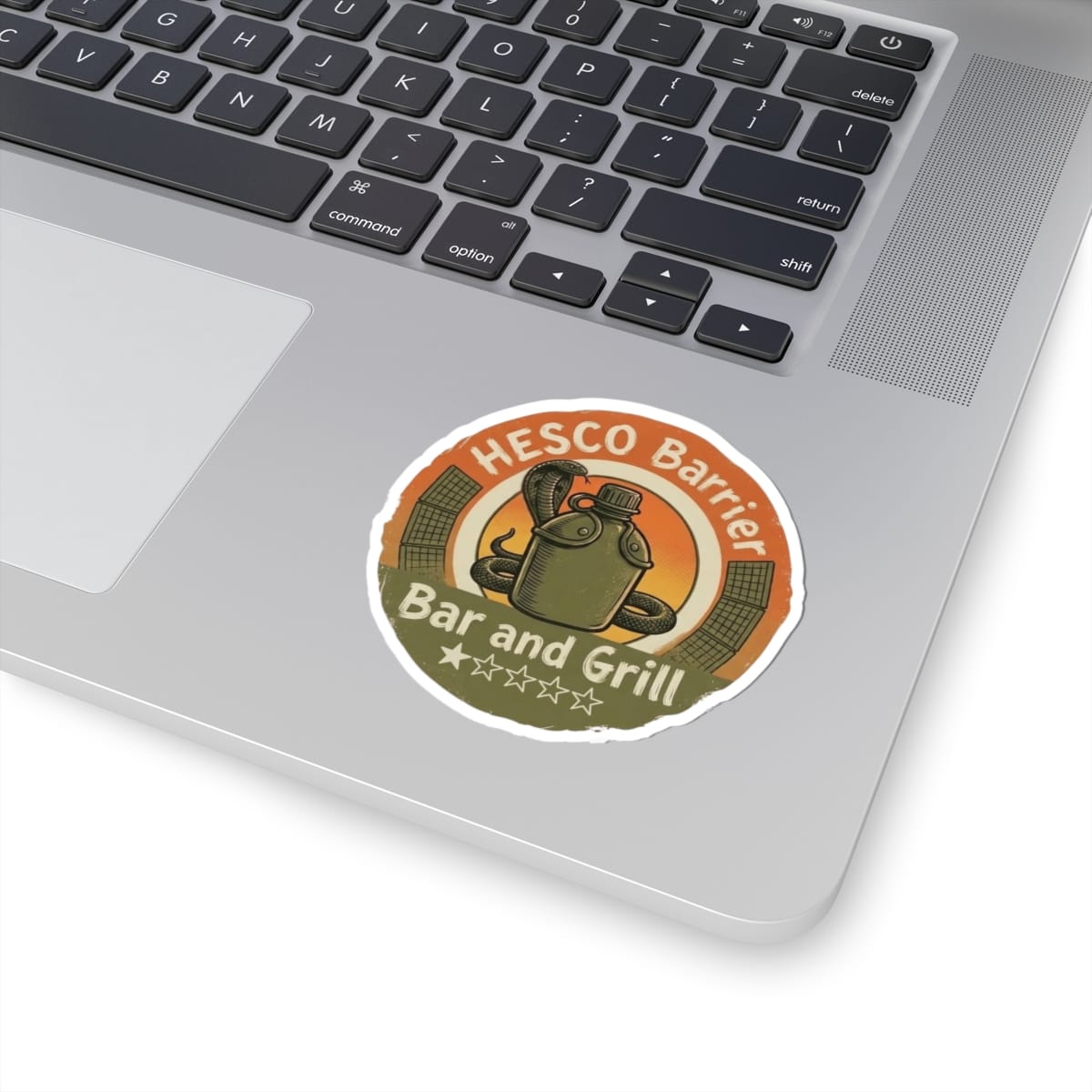 K-Factor Supply Co HESCO Barrier Bar and Grill Mk 2 Sticker
