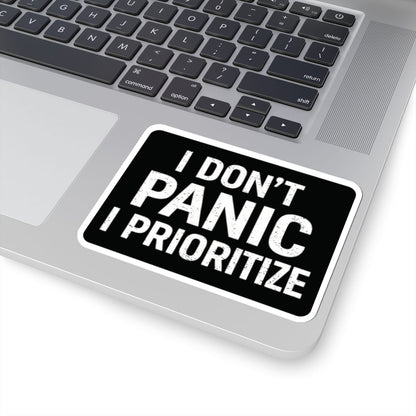 K-Factor Supply Co I Don't Panic Sticker