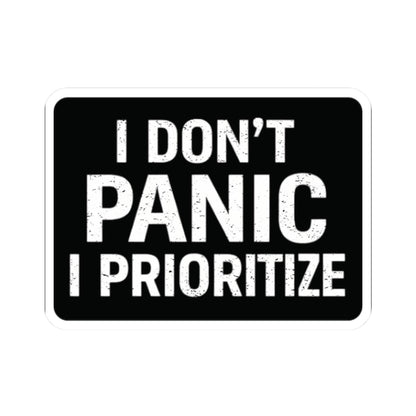 K-Factor Supply Co I Don't Panic Sticker 2" × 2"