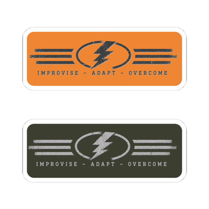 K-Factor Supply Co Improvise Adapt Overcome Mk 2 (2-pack) Sticker 4" × 4"