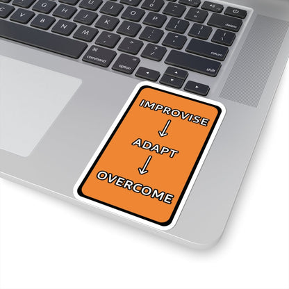 K-Factor Supply Co Improvise Adapt Overcome Sticker