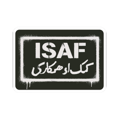 K-Factor Supply Co ISAF Stencil Sticker 2" × 2"