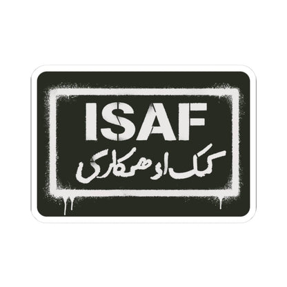 K-Factor Supply Co ISAF Stencil Sticker 3" × 3"