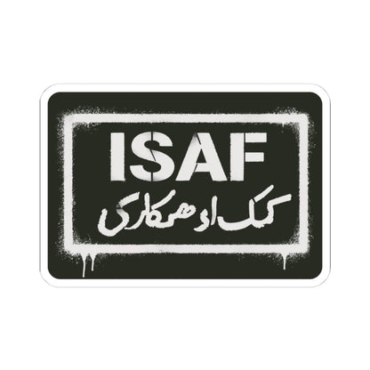 K-Factor Supply Co ISAF Stencil Sticker 4" × 4"