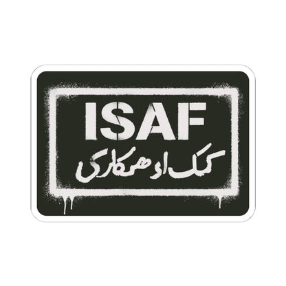 K-Factor Supply Co ISAF Stencil Sticker 6" × 6"