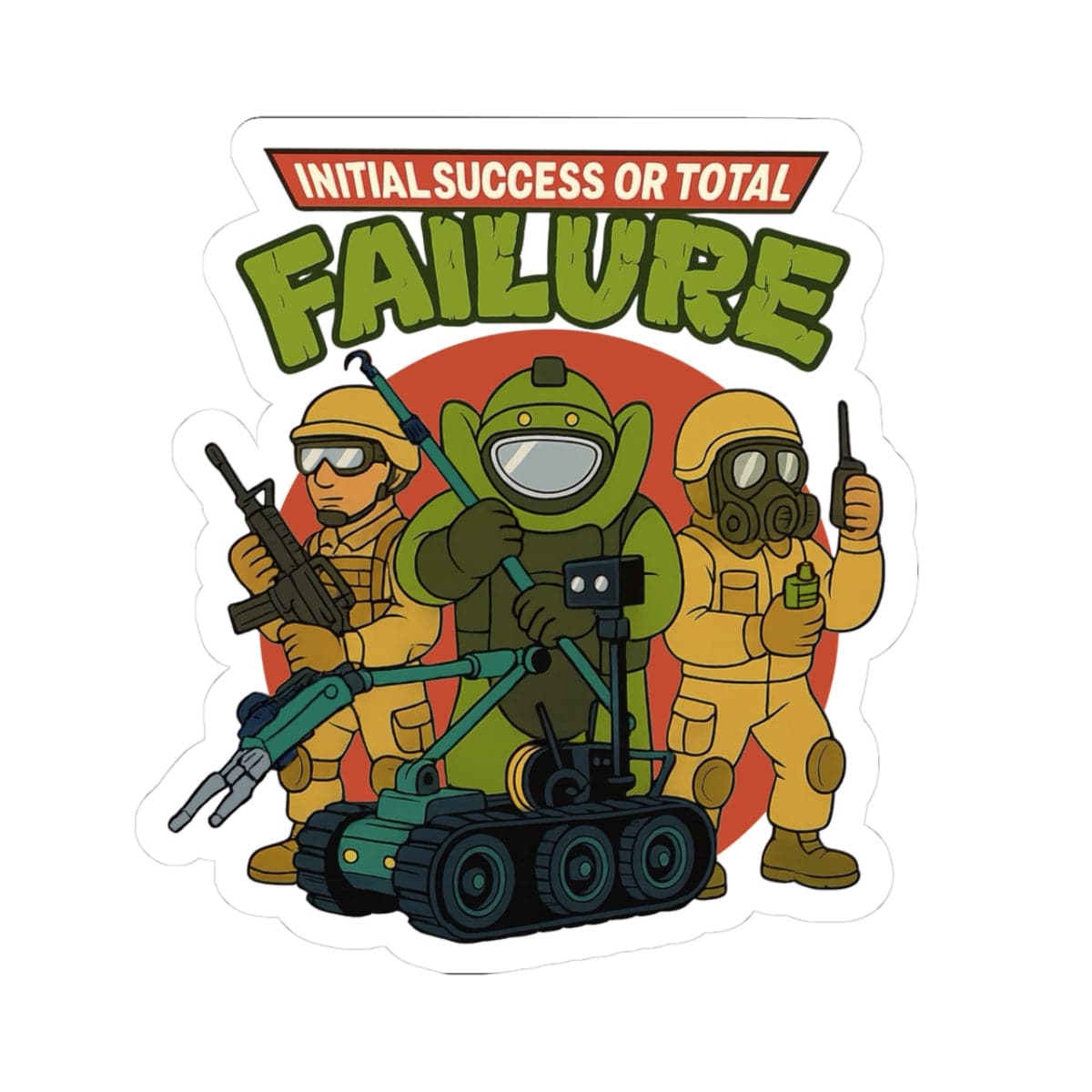 K-Factor Supply Co ISOTF - Full Spectrum Mutant Sticker 3" × 3"