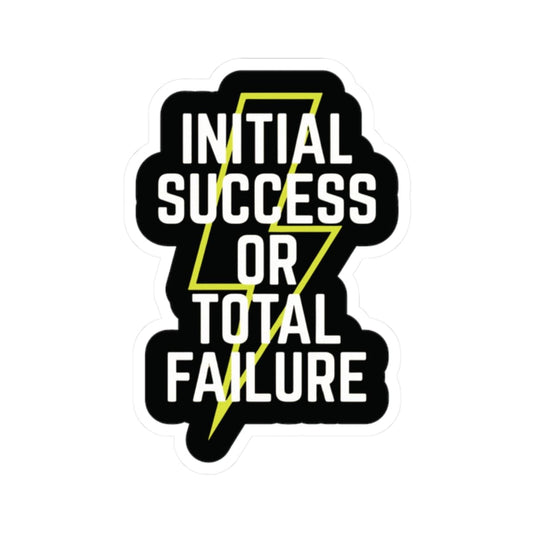 K-Factor Supply Co ISOTF Lightning Bolt Sticker 2" × 2"