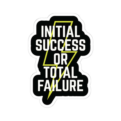 K-Factor Supply Co ISOTF Lightning Bolt Sticker 6" × 6"