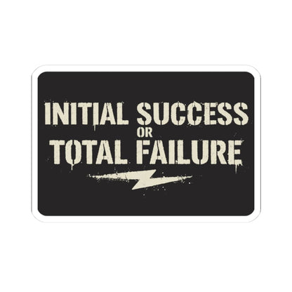 K-Factor Supply Co ISOTF Stencil Sticker 3" × 3" / White
