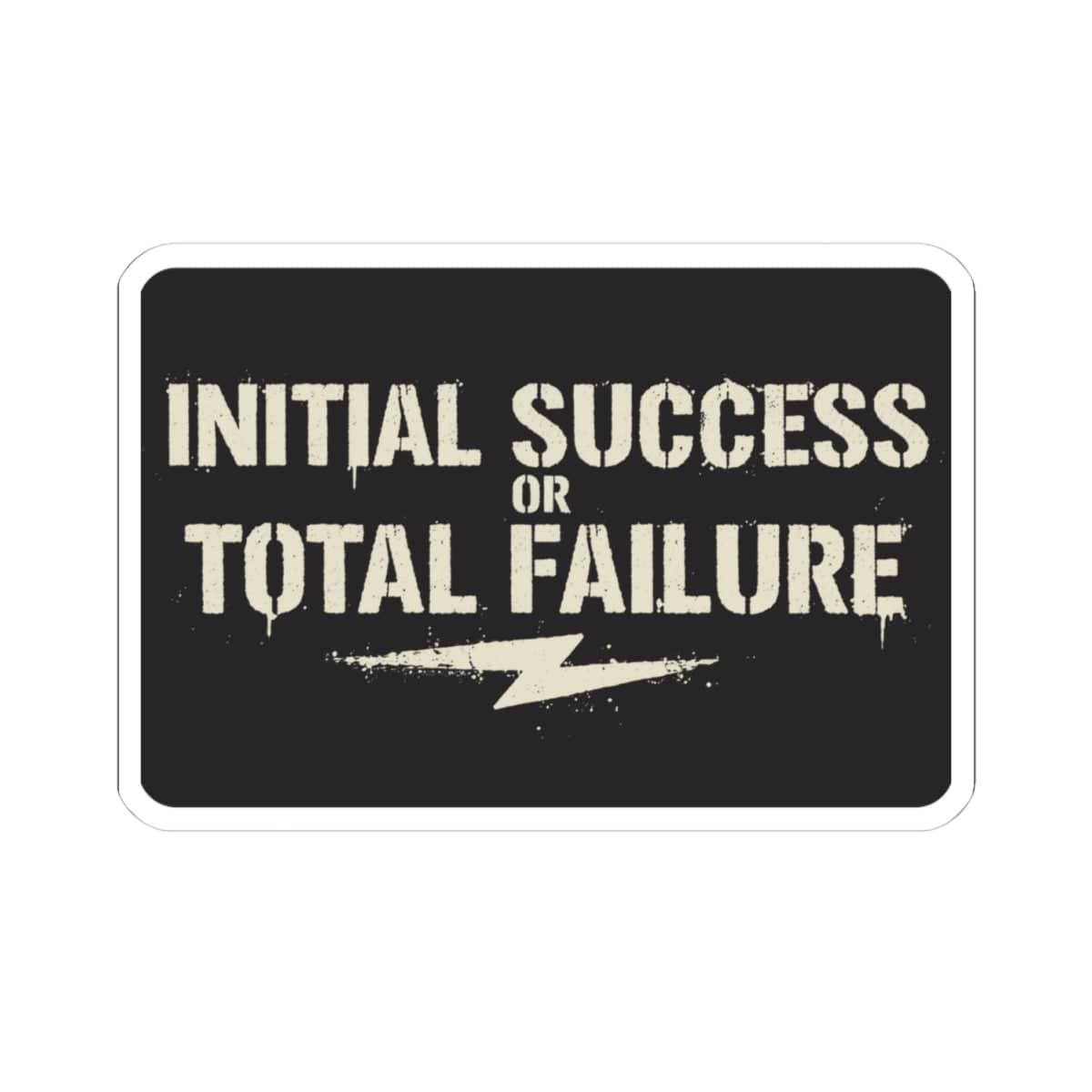 K-Factor Supply Co ISOTF Stencil Sticker 4" × 4"