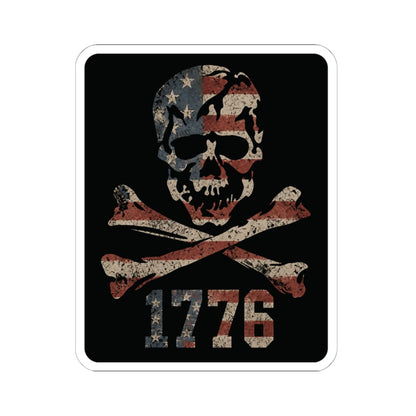 K-Factor Supply Co Jolly Rogers (1776 Edition) Sticker 6" × 6"