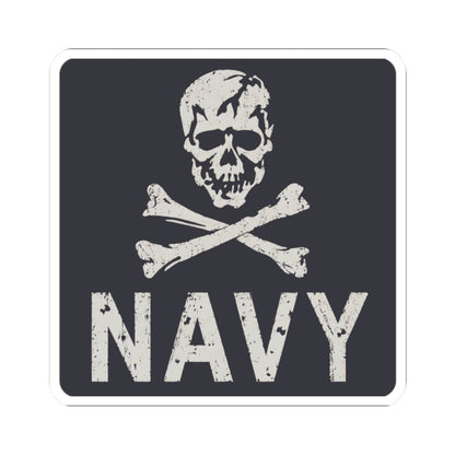 K-Factor Supply Co Jolly Rogers Mk 2 Sticker 2" × 2" / White