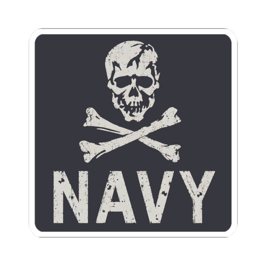 K-Factor Supply Co Jolly Rogers Mk 2 Sticker 2" × 2" / White