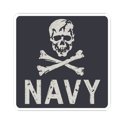 K-Factor Supply Co Jolly Rogers Mk 2 Sticker 3" × 3" / White