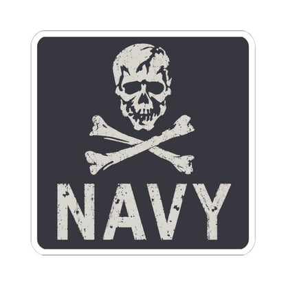 K-Factor Supply Co Jolly Rogers Mk 2 Sticker 6" × 6" / White