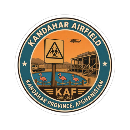 K-Factor Supply Co KAF Icon Mk 1 Sticker 6" × 6" / White