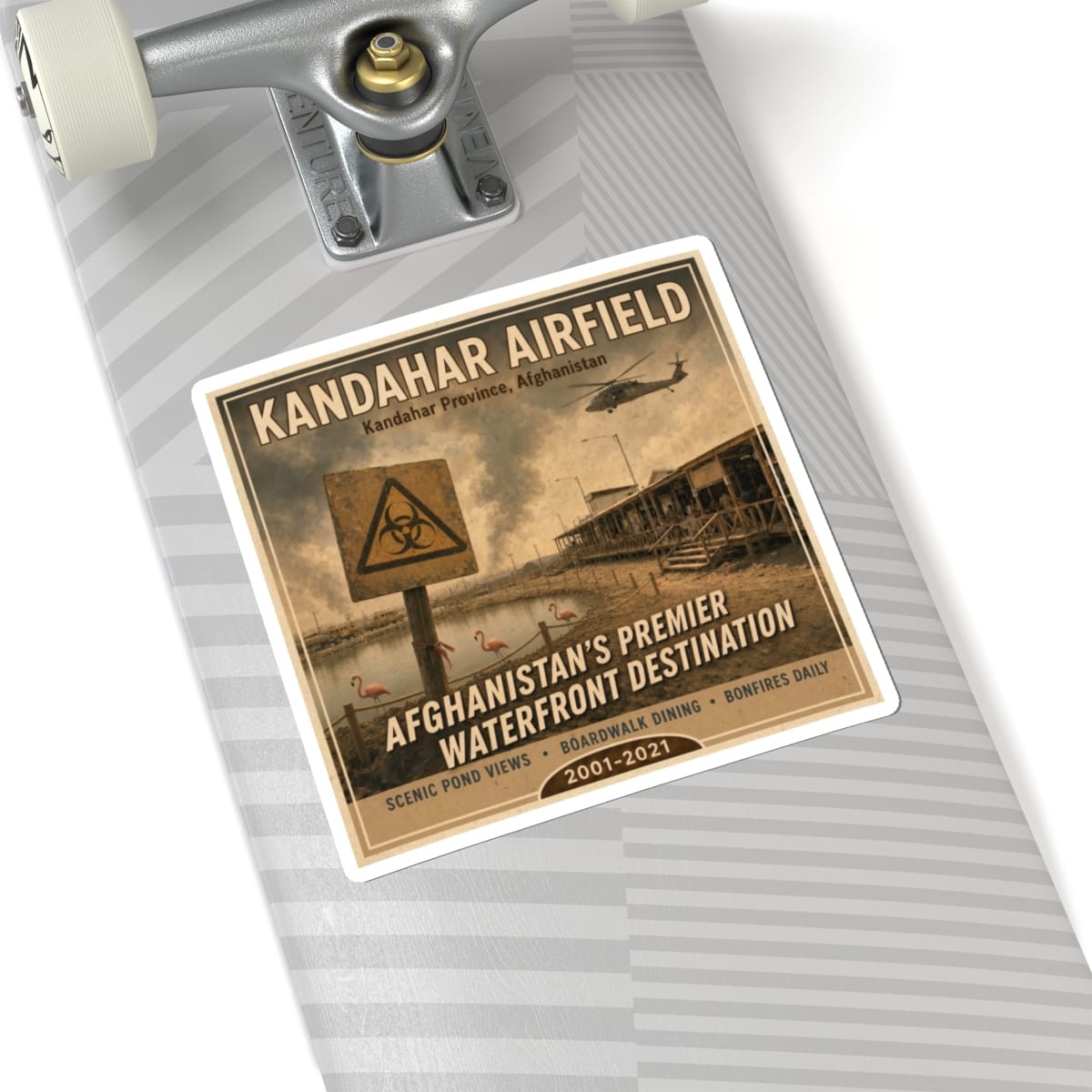 K-Factor Supply Co Kandahar Travel Sticker