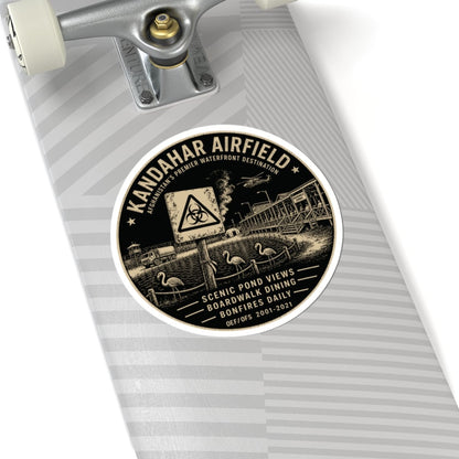 K-Factor Supply Co Kandahar Waterfront Sticker