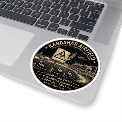 K-Factor Supply Co Kandahar Waterfront Sticker