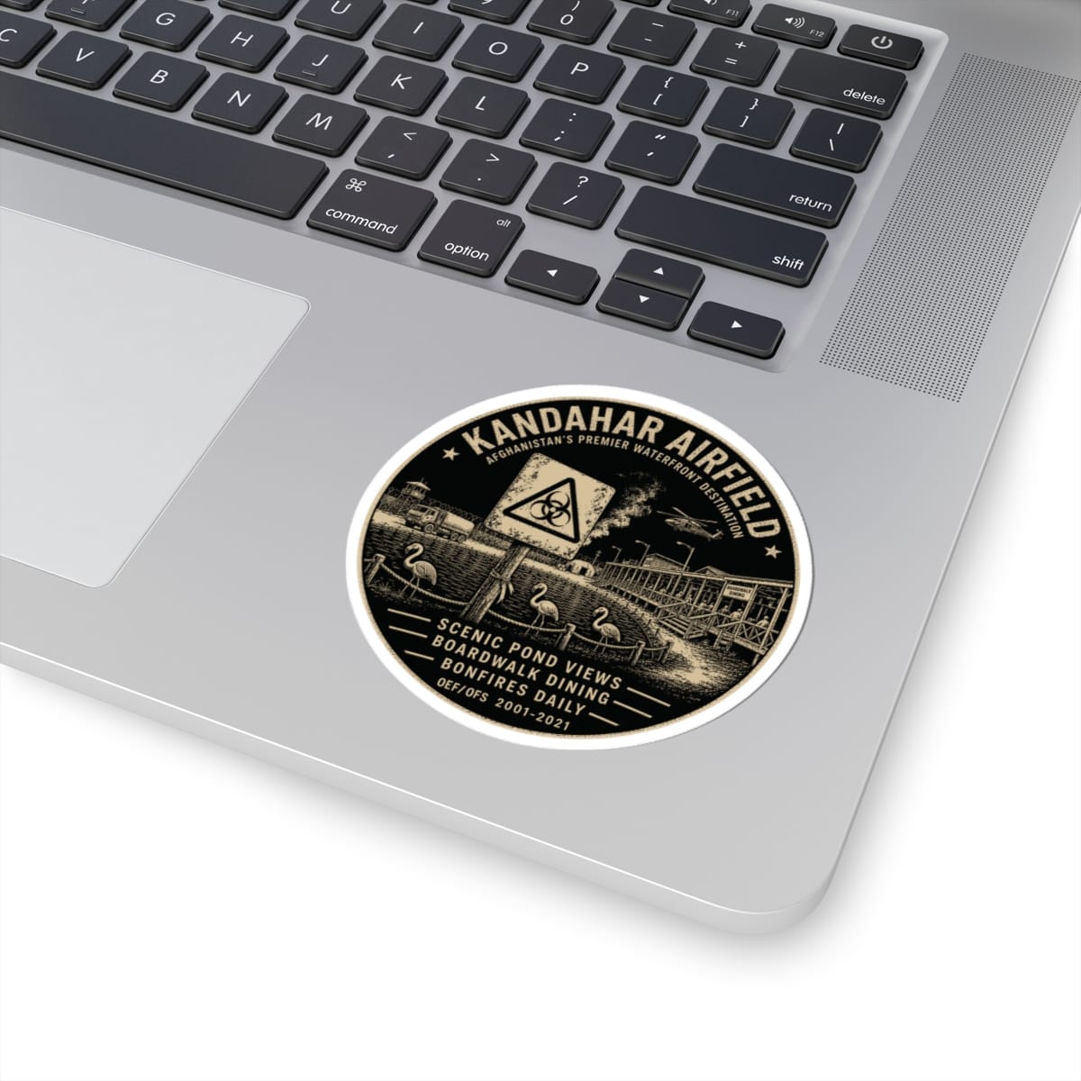 K-Factor Supply Co Kandahar Waterfront Sticker