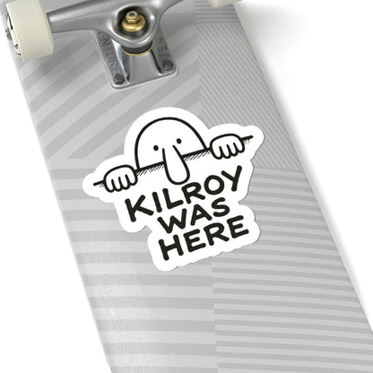 K-Factor Supply Co Kilroy Was Here Sticker