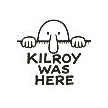 K-Factor Supply Co Kilroy Was Here Sticker 2" × 2"