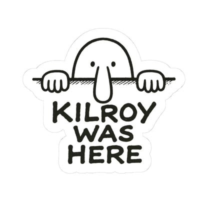 K-Factor Supply Co Kilroy Was Here Sticker 3" × 3"