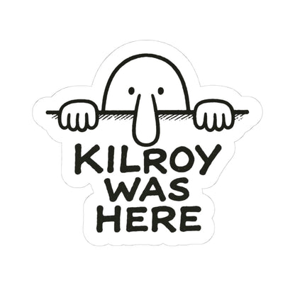 K-Factor Supply Co Kilroy Was Here Sticker 4" × 4"