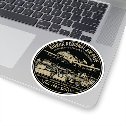 K-Factor Supply Co Kirkuk (KRAB) Fly-In Destination Sticker