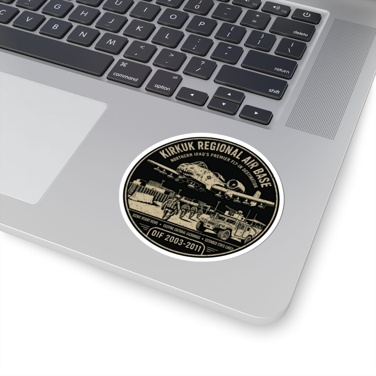 K-Factor Supply Co Kirkuk (KRAB) Fly-In Destination Sticker
