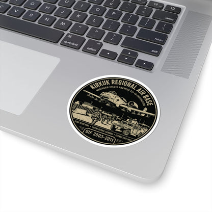 K-Factor Supply Co Kirkuk (KRAB) Fly-In Destination Sticker