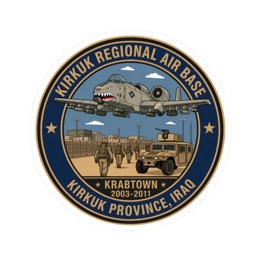 K-Factor Supply Co Kirkuk (KRAB) Icon Mk 1 Sticker 2" × 2"