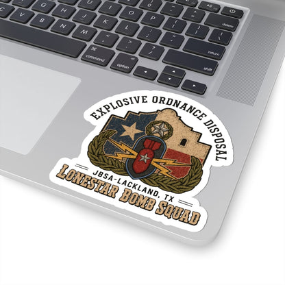 K-Factor Supply Co Lackland EOD "Lonestar Bomb Squad" Sticker