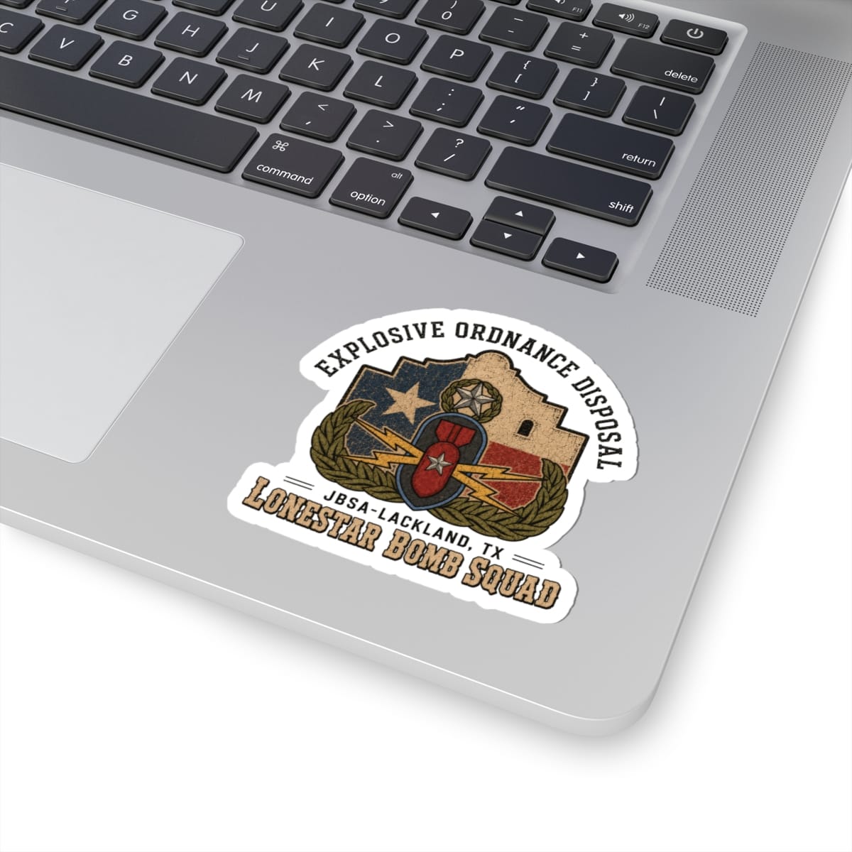 K-Factor Supply Co Lackland EOD "Lonestar Bomb Squad" Sticker