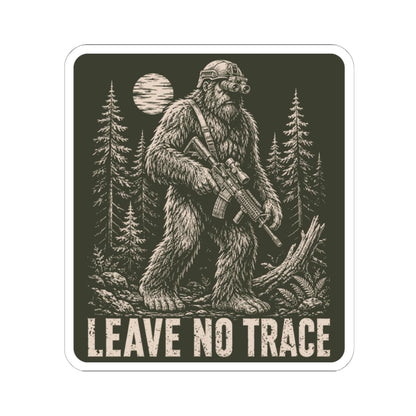 K-Factor Supply Co Leave No Trace Sticker 6" × 6"