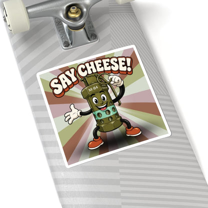 K-Factor Supply Co M-84 Say Cheese! Groovy Sticker