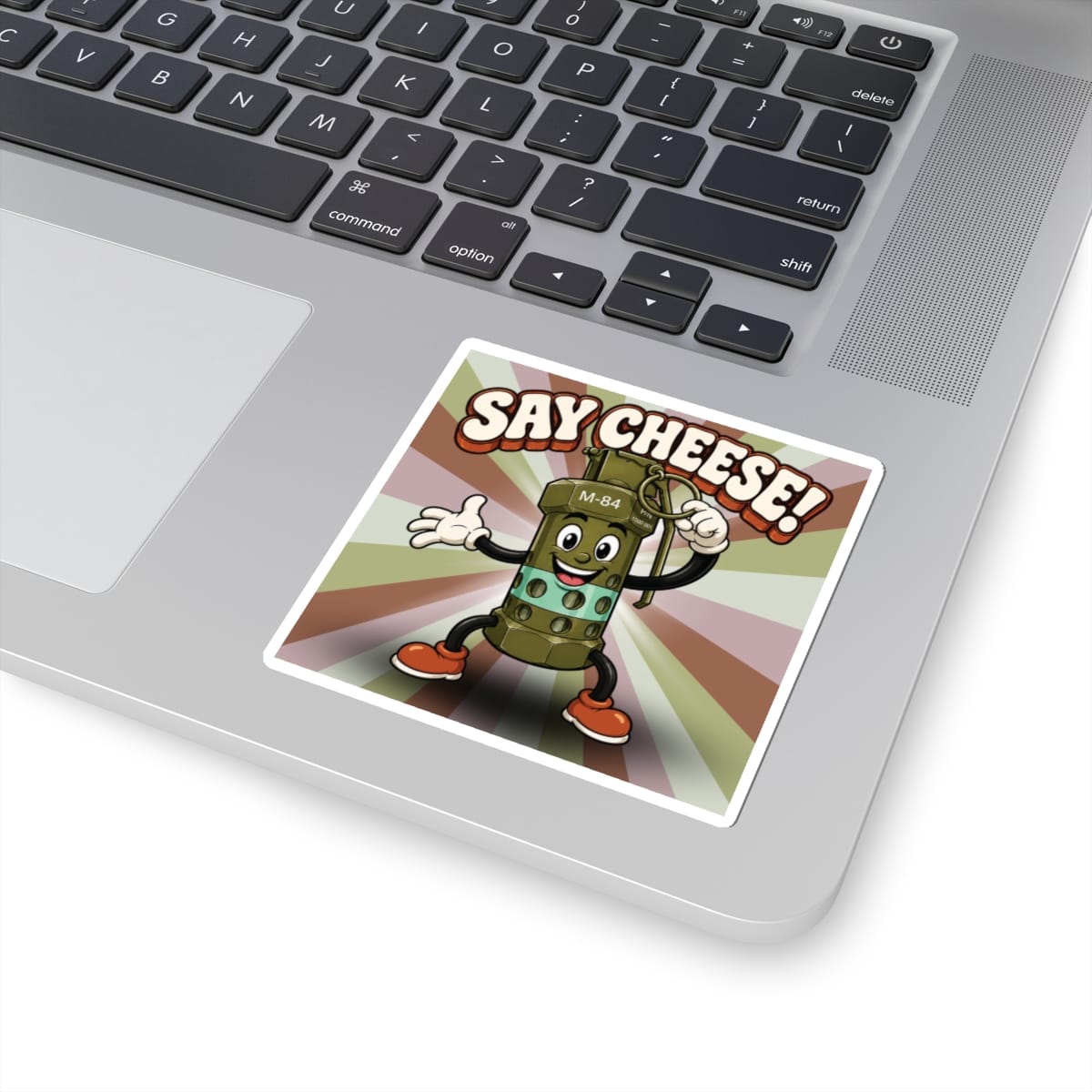 K-Factor Supply Co M-84 Say Cheese! Groovy Sticker