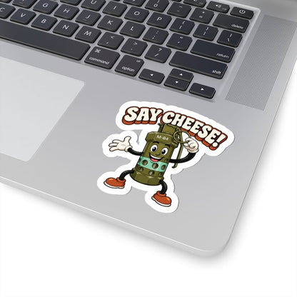 K-Factor Supply Co M-84 Say Cheese! Sticker